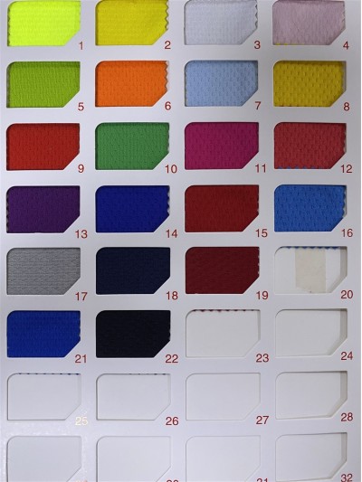 DG-PF WA29  蜂巢網 紗支：75D  幅寬：185CM 克重：150GSM  成份：100Polyester  吸濕排汗 45度照